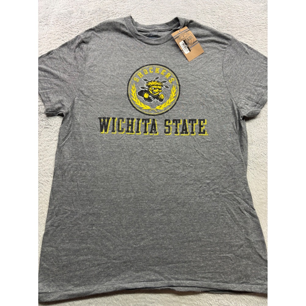 Rivalry Threads Wichita State Shockers WuShock Graphic T-Shirt Mens Large NWT